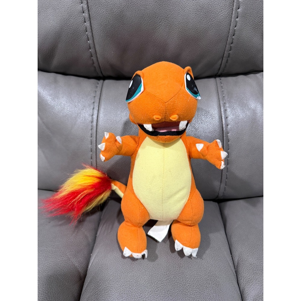 Pokemon Charmander Plush Stuffed Animal Toy Orange Flaming Tail 9 Inch